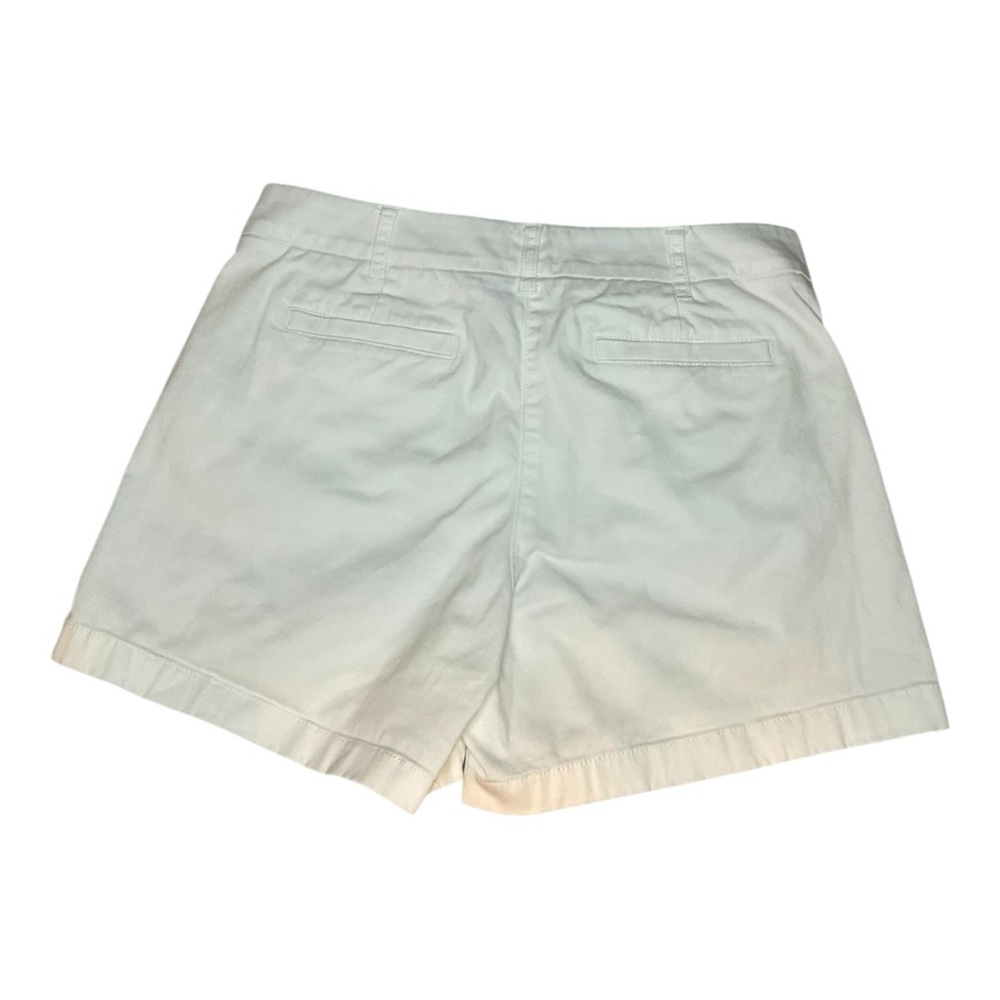 J. Crew White 5” Chino Shorts Size 8 - Picture 2 of 2